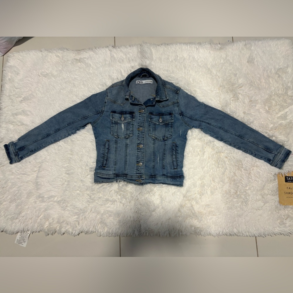 Zara | Jackets & Coats | Zara Fitted Denim Jacket | - Picture 2 of 5